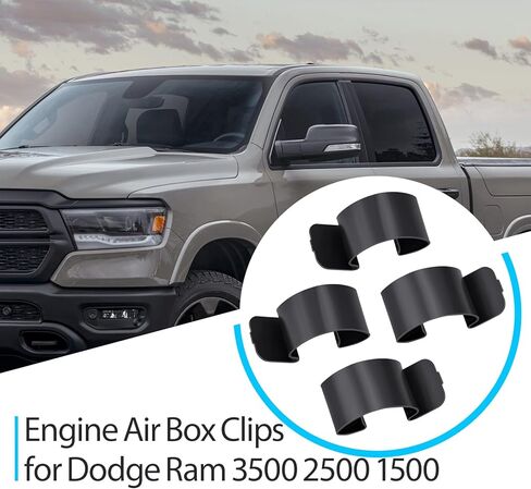 Engine Air Box Clips Compatible with Dodge Ram 3500 2500 1500 1994-2018 Replace 5277576 05277576, 4 Pcs in Saudi Arabia