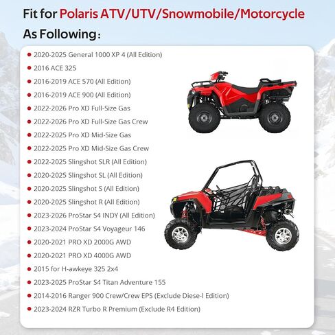 JAVIK 5413806 غطاء الصمام المعزل مسمار المحرك لـ Poalris Ranger RZR Sportsman General ACE H-awkeye 325 450 570 900 1000 Pro XD كامل الحجم/متوسط ​​الحجم مقلاع ProStar in Kuwait