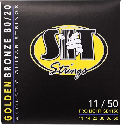 SIT GB-1356 Golden Bronze 80/20 Medium Acoustic Guitar Strings (Single Pack) in Saudi Arabia