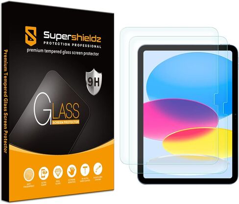 Supershieldz (2 Pack) Designed for iPad Pro 11 inch (M4, 2024 Release) Screen Protector, [Tempered Glass] Anti Scratch, Bubble Free in Saudi Arabia