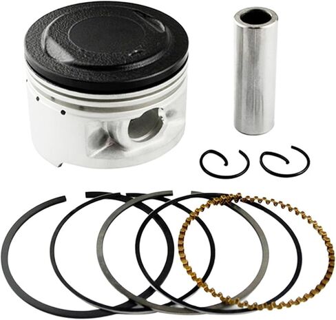 1/2 Sets Motorcycle Engine Parts Piston Rings Kit STD Size 49mm ~ 50mm Compatible With YAMAHA XV250 1988-2018 XC125 Cygnus XV 250 XC 125(2 Sets 49.25mm) in Kuwait