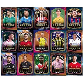 Sport Soccer Cards 288 Laser Play Cards Star Trading World Football Soccer Favorite Players Game Packs in Saudi Arabia