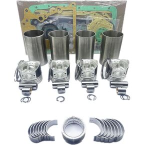 (Important: Provide engine nameplate) WZCPSM S4S Overhaul Rebuild Kit (Without Valves) Replacement for Mitsubishi Engine Piston 32A17-10100 in Saudi Arabia