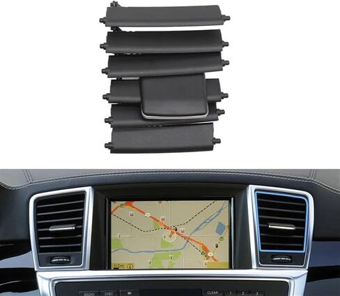 Car Vents Car Center Dashboard AC Air Outlet Vent Grille for Benz W166 M ML 2012-2015 GL 2013-2015(Middle Left)(Middle Right) in Saudi Arabia
