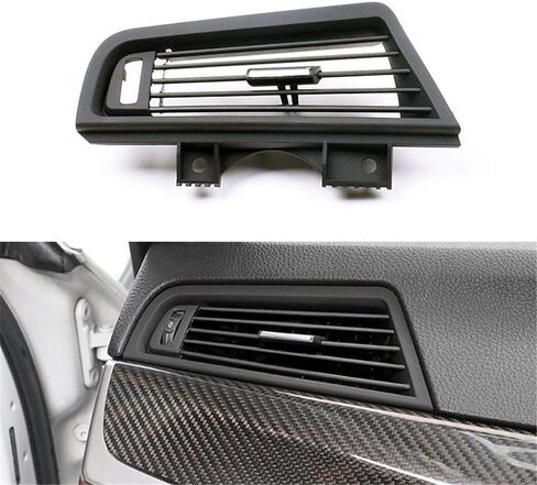 Replacement of Internal Parts for 5 Series F10 F11 525i 528i 530i 535i RHD Car Interior Front Left Right Air Outlet Vent Panel Grille (Piano Black RHD Left)(Plain Black Rhd Left) in Saudi Arabia