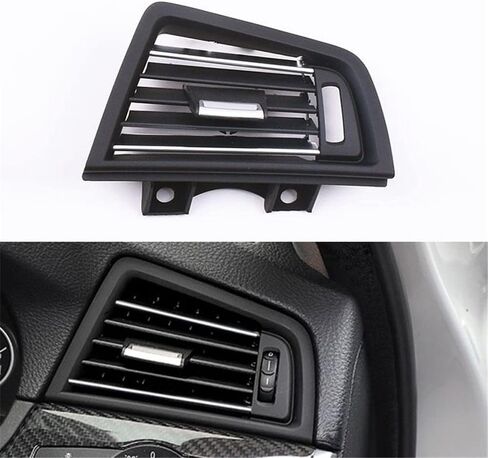 Replacement of Internal Parts for 5 Series F10 F11 525i 528i 530i 535i RHD Car Interior Front Left Right Air Outlet Vent Panel Grille (Piano Black RHD Left)(Plain Black Rhd Left) in Saudi Arabia