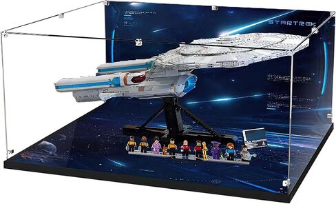 Acrylic Display Case for Lego 10356 Star Trek: The Enterprise, Dustproof Box, Storage Box, Transparent Box, Display Box Compatible with 10356 (Box Only) in Saudi Arabia