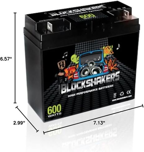 Black 12V 18AH 600 Watts NB/T3 Audio System Battery replaces Odyssey PC680 in Saudi Arabia