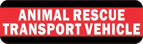 مغناطيس سيارة النقل لإنقاذ الحيوانات من ستيكر توك، 25.4 سم × 7.62 سم in Kuwait