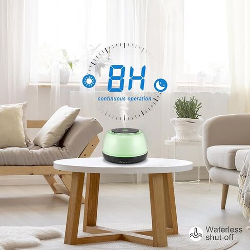 300ML Essential Oil Diffuser with Remote Control, 7 LED Color Changing Light,Ultrasonic Cool Mist Scent Humidifier in Kuwait