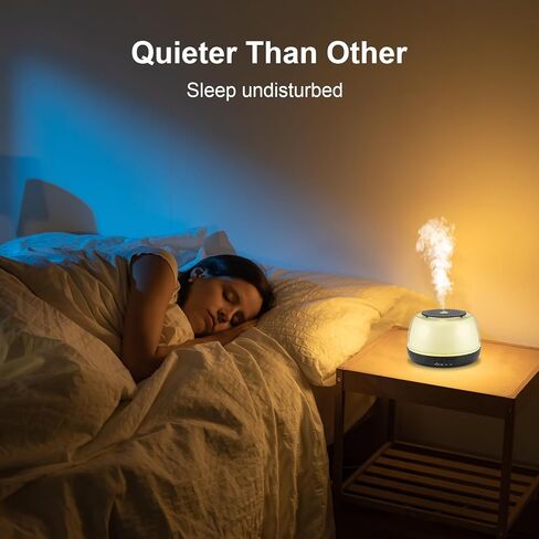 300ML Essential Oil Diffuser with Remote Control, 7 LED Color Changing Light,Ultrasonic Cool Mist Scent Humidifier in Kuwait