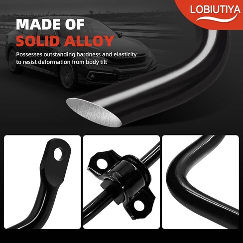 [16mm] Rear Sway Bar Kit Compatible with 2016–2021 Honda Civic (2 & 4 Door),with Front & Rear Sway Bar Links, Replaces 52300-TBA-A02 51320-TBA-A01 52320-TBA-A01K 750865 K750874 in Saudi Arabia