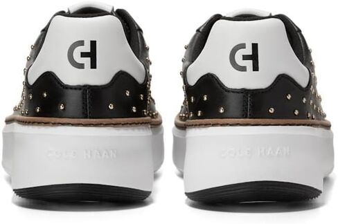 Cole Haan Women's Grandpro Topspin Sneaker, Black/Optc Wht/Cyber Yellow, 10.5 in Saudi Arabia
