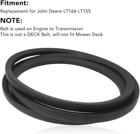 Traction Drive Belt M126009 Engine to Transmission Rubber High Strength Replacement for Lt166 Lt155 in Saudi Arabia