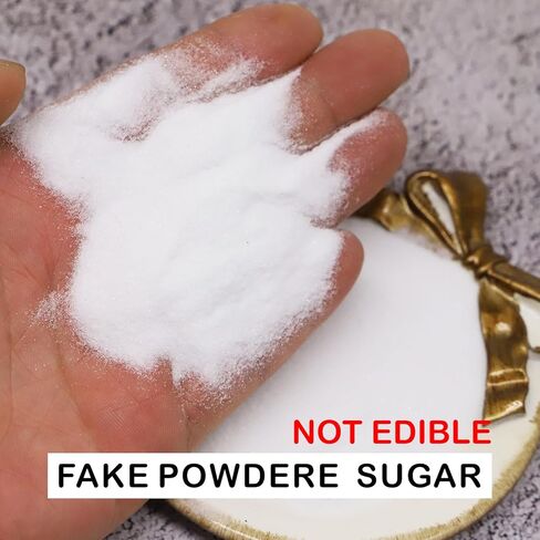 سلاشي ثلج صناعي غير صالح للأكل، مسحوق صناعي، حبيبات صناعية، كريستال صناعي، زخرفة رشات زجاجية خشنة صناعية، لطين البوليمر، لوازم الحرف اليدوية (100 جرام) (#3 كريستال) in Saudi Arabia