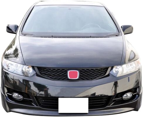 الشفة الأمامية الممتصة للصدمات متوافقة مع 2009-2011 Honda Civic، P1 Style غير مصبوغ باللون الأسود PU يوريتان 2dr كوبيه Air Dam Chin من IKON MOTORSPORTS، 2010 in Saudi Arabia