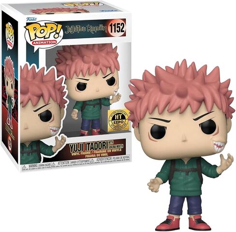 Funko Jujutsu Kaisen Pop Yuji مع شخصية Sukuna من الفينيل 2022 HT Expo حصريًا in Saudi Arabia