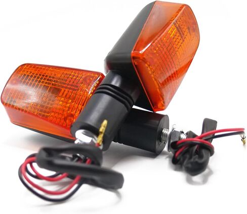 إشارات الانعطاف للدراجات النارية متوافقة مع سوزوكي DR650 DR350 DR250 DR200 DR125 GSXR750 GSXR1100 شعاع عالي ومتانة جيدة وأداء مقاوم للماء in Kuwait