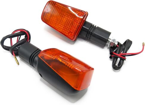 إشارات الانعطاف للدراجات النارية متوافقة مع سوزوكي DR650 DR350 DR250 DR200 DR125 GSXR750 GSXR1100 شعاع عالي ومتانة جيدة وأداء مقاوم للماء in Kuwait