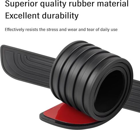 4PCS Car Door Sill Protector for Honda CRV 2026 2025 2024 2023 2022 2021 2020 2019 2018 Hybrid, Automotive Rubber Scratch Resistant Entry Sill Guards Door Sill Protector Trim Guard,Red in Saudi Arabia