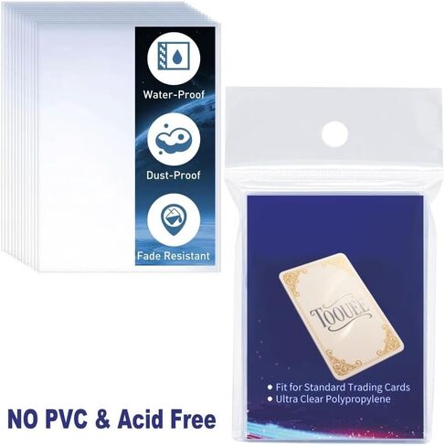 500 Pcs Kpop Photocard Sleeves 58×89mm Ultra Clear Photo Card Sleeves PVC Free & Acid Free Photocards Holder for Kpop Cards Collector,Kpop Lovers. (500, 61x91mm for Double sleeving) in Saudi Arabia