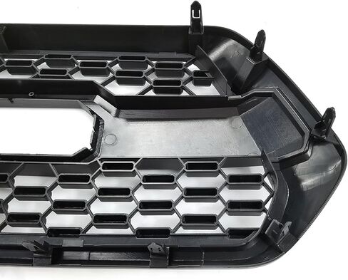 Front Bumper Grille Grill With Radar Garnish Sensor Cover Fit For 2016-2023 Toyota Tacoma Front Upper Grille With Accessories Matte Black in Saudi Arabia