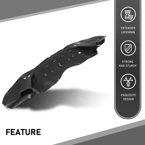 LQI Engine Splash Shield Compatible with Dodge Charger 2015-2023 for Models with Type 1, 68214511AC, CH1228128 Black Front Engine Splash Guard Under Cover in Saudi Arabia