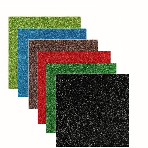 مجموعة صفائح أكريليك لامعة على كلا الجانبين من الألوان المتلألئة 1/8 فراغات أكريليك مصبوبة - صفائح زجاج شبكي لامعة لتصميم فني وصياغة زخارف مهرجان ديكور المنزل بنفسك (4 قطع، 12 بوصة × 12 بوصة) in Kuwait