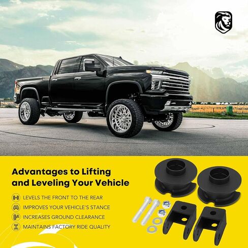 YHTAUTO 2 inch Rear Leveling Lift Kit Compatible with Ford Explorer 2011-2019, FWD/4WD, Steel Strut Spacers with Shock Extender Suspension Leveling Kit w/Hardware Kit Set of 4 in Saudi Arabia