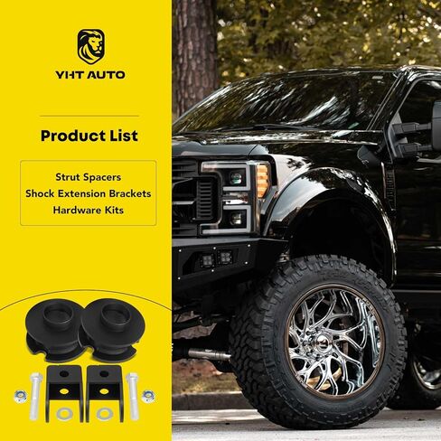 YHTAUTO 2 inch Rear Leveling Lift Kit Compatible with Ford Explorer 2011-2019, FWD/4WD, Steel Strut Spacers with Shock Extender Suspension Leveling Kit w/Hardware Kit Set of 4 in Saudi Arabia