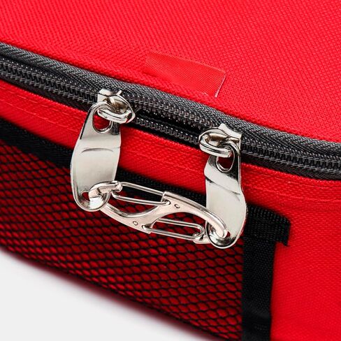 20pcs Anti Theft Zipper Locks, Dual Opening Theft Deterrent Clasps, Zipper Clips Replacement for Backpacks, Luggage, Clothing, Traveling Outdoor Sports- Black and Silver in Saudi Arabia