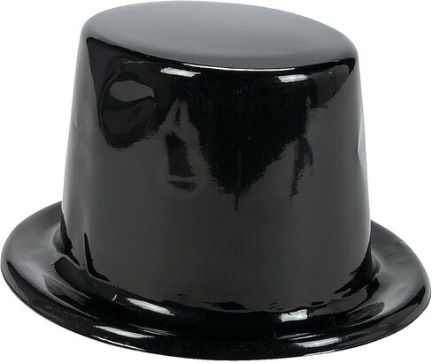 Fun Express - Child Top Hat for Birthday - Apparel Accessories - Hats - Party Hats - Birthday - 12 Pieces in Saudi Arabia