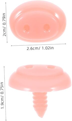 Cute Plush Stuffed Animal Nose Parts Plastic Pig Nose DIY Accessories for Crochet Doll Repair and Puppet Making in Saudi Arabia