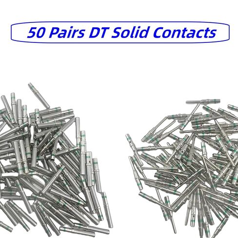 240 قطعة من جهات الاتصال الصلبة الألمانية، أحجام الاتصال 12 16 20 محطات ذكر وأنثى DT، DTP، دبابيس سلسلة DTM، طقم دبوس موصل ألماني سلك موصل مقبس الاتصال الصلب in Kuwait