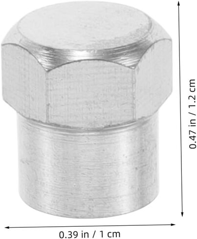 Generic 20PCS Stainless Steel Tire Valve Stem Caps for Cars Trucks Motorcycles Heavy Duty Easy to Install Covers for Enhanced Valve and Longevity in Saudi Arabia