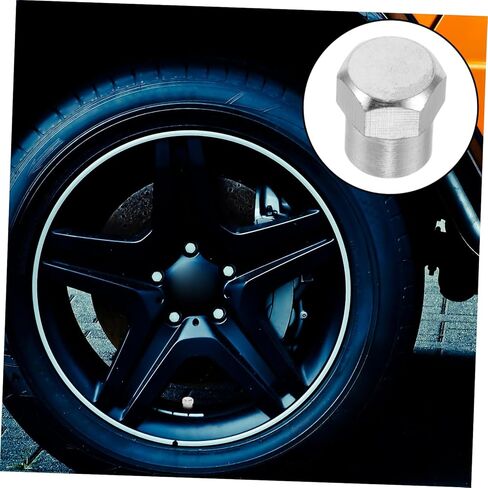 Generic 20PCS Stainless Steel Tire Valve Stem Caps for Cars Trucks Motorcycles Heavy Duty Easy to Install Covers for Enhanced Valve and Longevity in Saudi Arabia