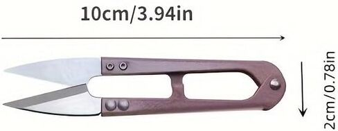 6 Pcs Sewing Scissors shears, 4 Inch Yarn Snips, High-Carbon Steel Thread Snippers, Sewing Snips Thread Cutter Scissors in Saudi Arabia