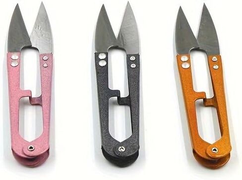6 Pcs Sewing Scissors shears, 4 Inch Yarn Snips, High-Carbon Steel Thread Snippers, Sewing Snips Thread Cutter Scissors in Saudi Arabia