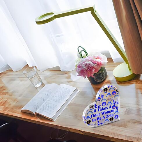Sorority Gift Finer Women Acrylic Sign Greek Sorority Sister Gift Greek Finer Desk Decor (Be A Zeta) in Saudi Arabia
