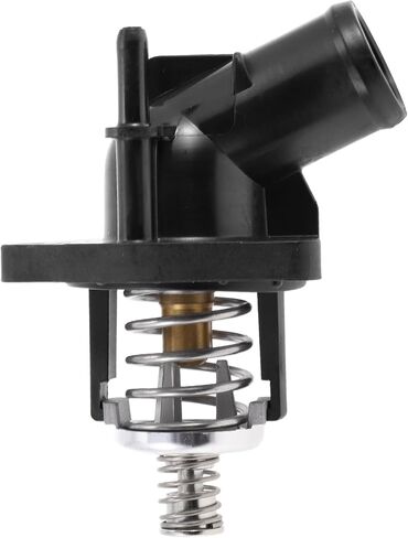 Car Thermostat Inner Engine Coolant Thermostat Housing Assembly No.12674639 for Chevrolet Silverado 1500 2014-2019 Plastic Black Durable in Saudi Arabia