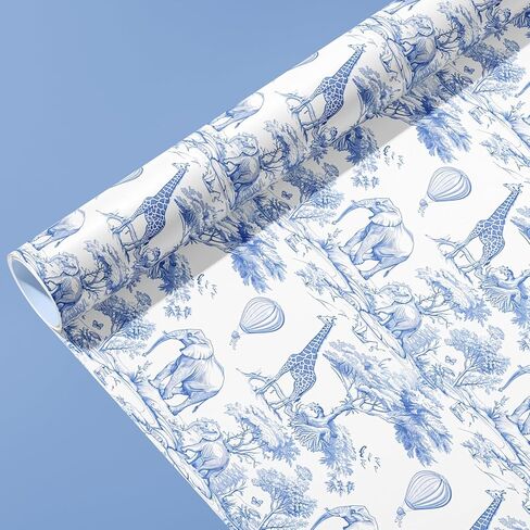 Dtiafu Baby Shower Wrapping Paper - Airplane Wrapping Paper Great for Kids Boys Birthday 20 X 28 Inch, Folded Flat (6 Sheet Recyclable) in Kuwait