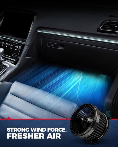 محرك منفاخ سخان KAX HVAC متوافق مع Equinox 2006-2017، Captiva Sport 2012-2015، Terrain 2010-2017، Torrent 2006-2009، Saturn Vue 2008-2010 - يستبدل # 75823 in Saudi Arabia