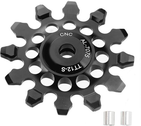 بكرة Derailleur الخلفية 12T | عجلة توجيه ذات أسنان عميقة لـ 7 - 12 سرعة | سبائك الألومنيوم باستخدام الحاسب الآلي مع محمل السيراميك | قطعة بديلة مقاومة للارتداء من أجل التحول السلس in Kuwait