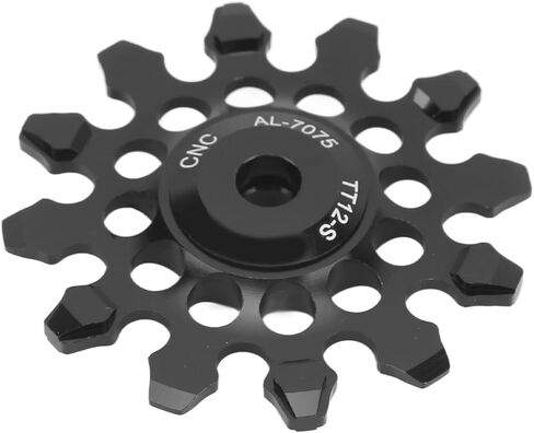 بكرة Derailleur الخلفية 12T | عجلة توجيه ذات أسنان عميقة لـ 7 - 12 سرعة | سبائك الألومنيوم باستخدام الحاسب الآلي مع محمل السيراميك | قطعة بديلة مقاومة للارتداء من أجل التحول السلس in Kuwait