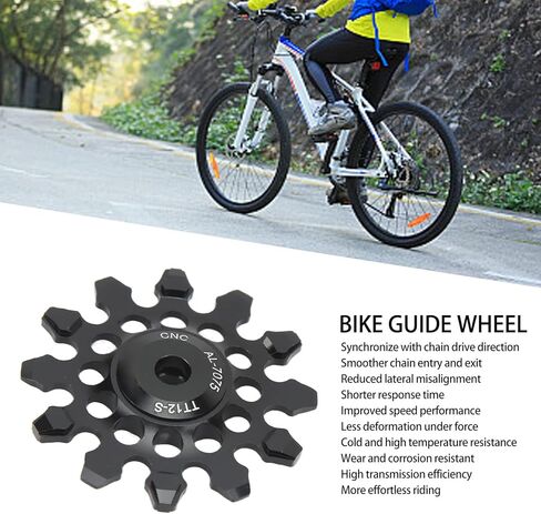 Rear Derailleur Pulley 12T | Deep Tooth Guide Wheel for 7 - 12 Speed | CNC Aluminum Alloy with Ceramic Bearing | Wearproof Replacement Part for Smooth Shifting in Saudi Arabia
