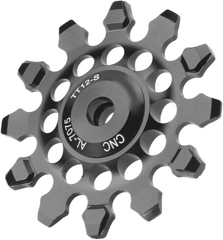 Rear Derailleur Pulley 12T | Deep Tooth Guide Wheel for 7 - 12 Speed | CNC Aluminum Alloy with Ceramic Bearing | Wearproof Replacement Part for Smooth Shifting in Saudi Arabia