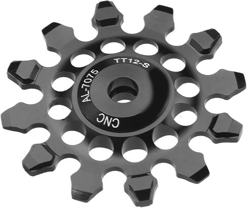 Rear Derailleur Pulley 12T | Deep Tooth Guide Wheel for 7 - 12 Speed | CNC Aluminum Alloy with Ceramic Bearing | Wearproof Replacement Part for Smooth Shifting in Saudi Arabia