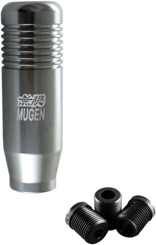 W-POWER JDM Mugen Racing Aluminum Alloy Universal Gear Shift Knob Shifter Lever Head Heavy Duty Shifter Handle - 8.5CM (Titanium) in Saudi Arabia