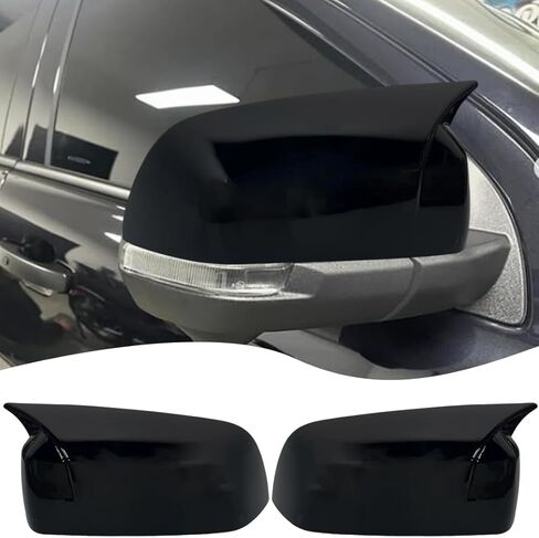 Rear View Mirror Cover, for Ford Ranger 2024 2025 2026 - Carbon Fiber Turn Signal Housing Cover Accessories（Without Turn Signal Cutout） in Kuwait