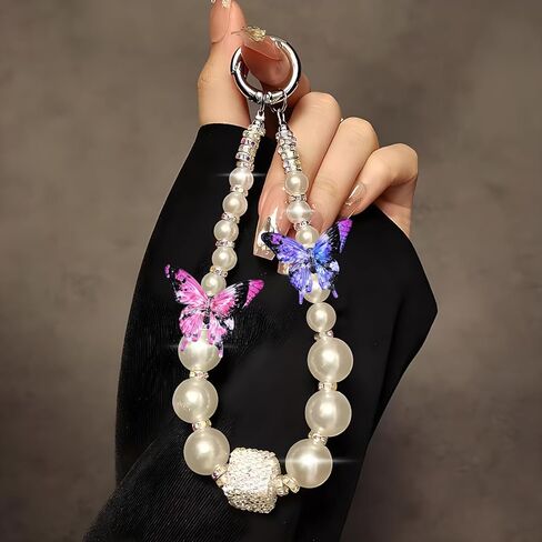 30pcs Acrylic Butterfly Beads for Pens Fancy Focal Beads for Beadable Pens Beadable Keychains Making in Saudi Arabia